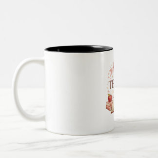 Caneca De Café Em Dois Tons Melhor Professor de Todos – Obrigado por Me Ajudar