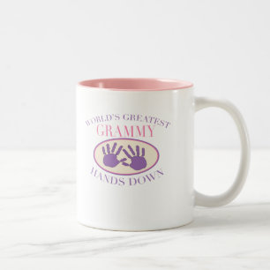 Caneca De Café Em Dois Tons Melhor T-shirt Grammy Sem Dúvida