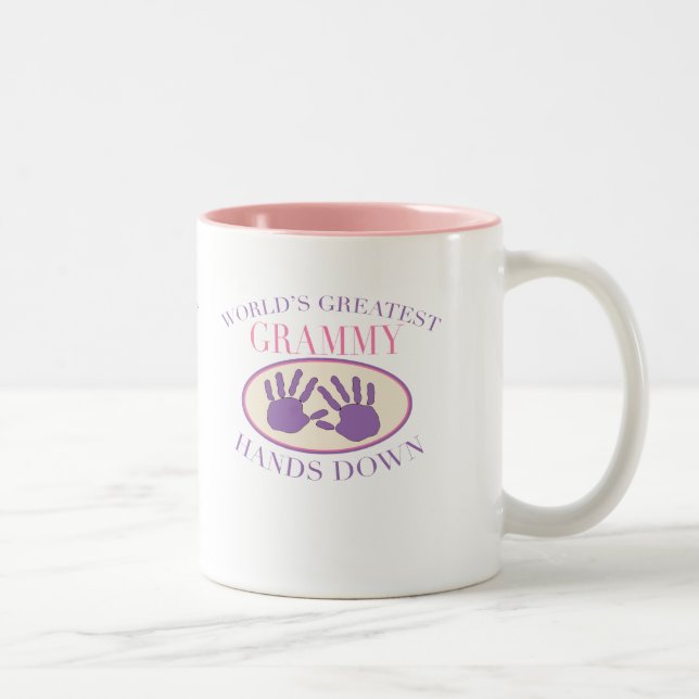 Caneca De Café Em Dois Tons Melhor T-shirt Grammy Sem Dúvida (Direita)