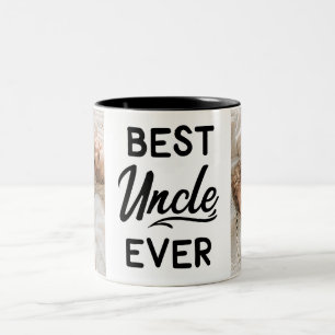 Caneca De Café Em Dois Tons Melhor Tio de Todos os Tempos