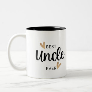 Caneca De Café Em Dois Tons Melhor Tio Nunca
