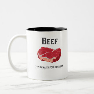 Caneca De Café Em Dois Tons Melhore, ele é o que é para o comensal! t-shirt