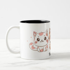 Caneca De Café Em Dois Tons melhores amigos bonitos