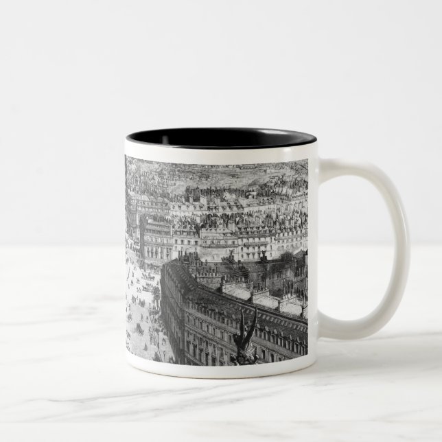 Caneca De Café Em Dois Tons Melhorias a Paris (Direita)