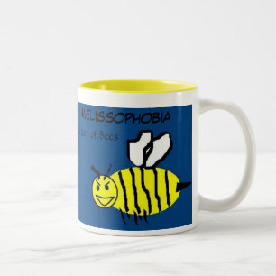 Caneca De Café Em Dois Tons Melissophobia
