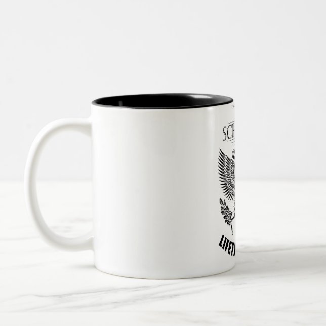 Caneca De Café Em Dois Tons Membro do Time Schwartz (Esquerda)