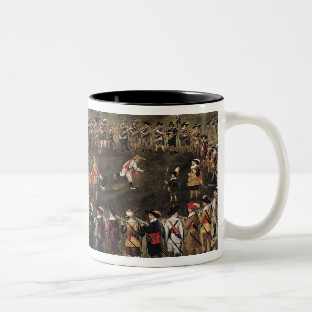 Caneca De Café Em Dois Tons Membros da fraternidade de St. Barbara (Direita)