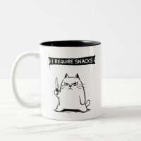 Meme de Gato Engraçado Eu Preciso de Lanches