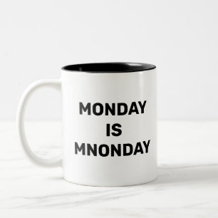 Caneca De Café Em Dois Tons Meme do PowerBI Segunda-feira - Segunda-feira é MN