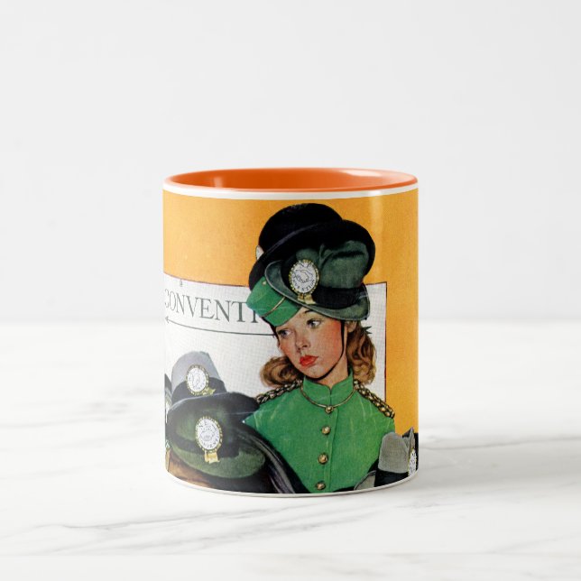 Caneca De Café Em Dois Tons Menina de Hatcheck (Centro)