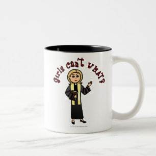 Caneca De Café Em Dois Tons Menina Loira Preacher