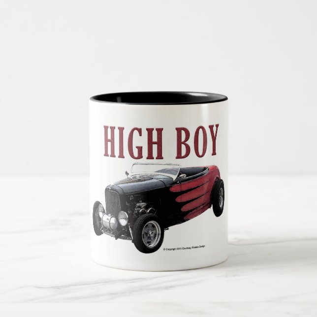 Caneca De Café Em Dois Tons Menino alto (Centro)