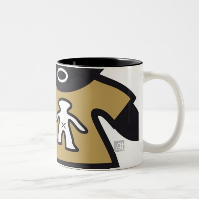 Caneca De Café Em Dois Tons Menino de CSeeK (Direita)