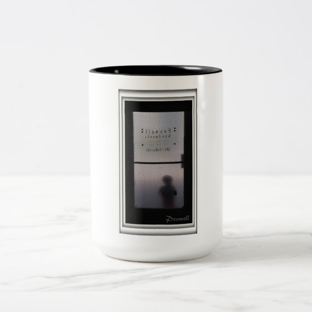 Caneca De Café Em Dois Tons menino-em-porta (Centro)