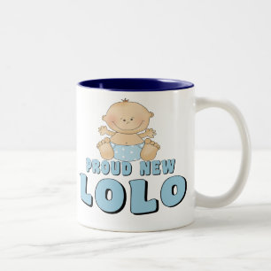 Caneca De Café Em Dois Tons Menino NOVO ORGULHOSO de Lolo