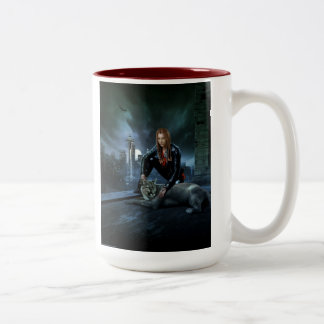 Caneca De Café Em Dois Tons Menolly: Morda-me