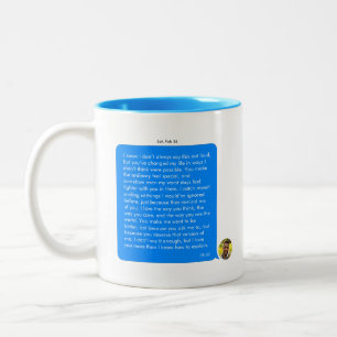 Caneca De Café Em Dois Tons Mensageiro Instantâneo Romântico Mensagem Personal