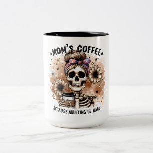 Caneca De Café Em Dois Tons Mensageiro, Ossos e Verdades Criadas