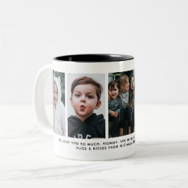 Caneca De Café Em Dois Tons Mensagem Pessoal com 5 Fotos