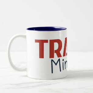 Caneca De Café Em Dois Tons Mentalidade do Trader – Negociação com Disciplina