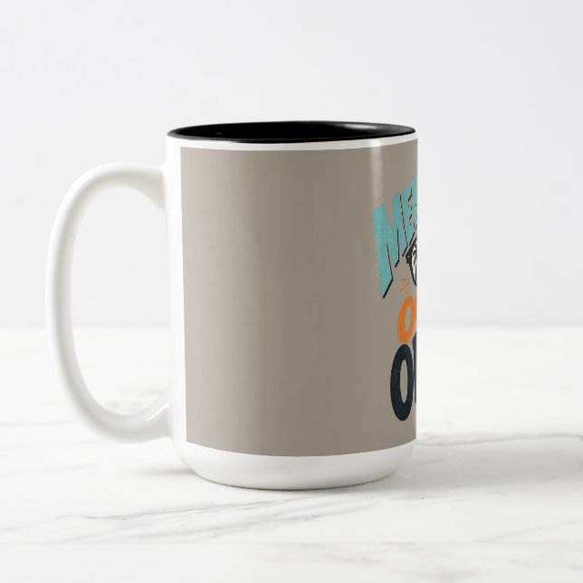 Caneca De Café Em Dois Tons Mentalmente Fora do Escritório (Esquerda)