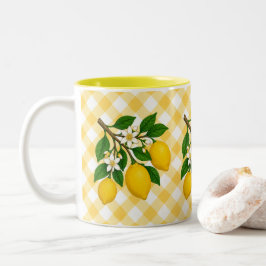Caneca De Café Em Dois Tons Menton Lemon Two-Tone Mug