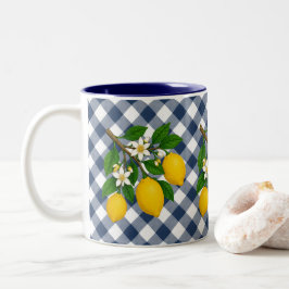Caneca De Café Em Dois Tons Menton Lemon Two-Tone Mug