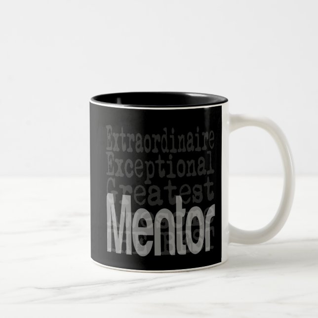 Caneca De Café Em Dois Tons Mentor Extraordinaire (Direita)