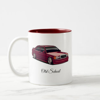 Caneca De Café Em Dois Tons Mercedes 190E 2.3 Cosworth Mug 