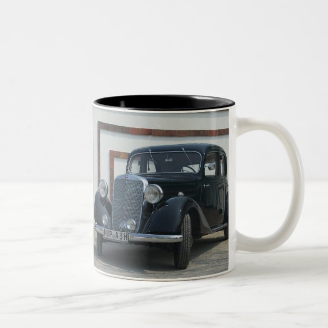 Caneca De Café Em Dois Tons Mercedes antiga 3 (Direita)