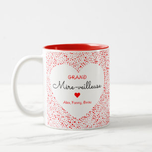 Caneca De Café Em Dois Tons Mère veilleuse Fête des Mères Dia de as mães Photo