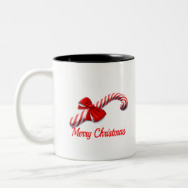 Caneca De Café Em Dois Tons Merry Christmas