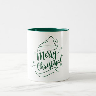Caneca De Café Em Dois Tons Merry Christmas Mug