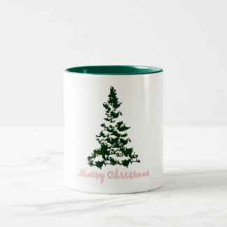 Caneca De Café Em Dois Tons Merry christmas mug