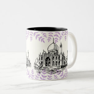 Caneca De Café Em Dois Tons Mesquita de Dubai: Arquitetura Islâmica, Cultura e