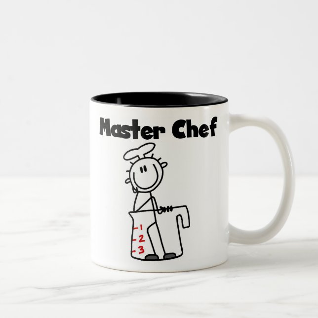 Caneca De Café Em Dois Tons Mestre Chef (Direita)