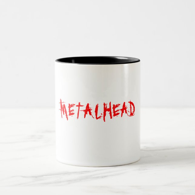 CANECA DE CAFÉ EM DOIS TONS METALHEAD (Centro)