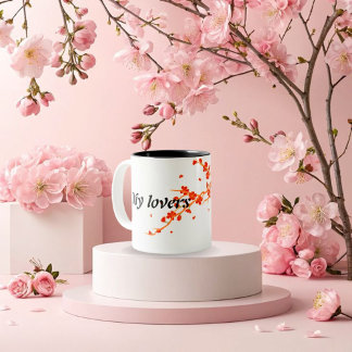 Caneca De Café Em Dois Tons Meu amante