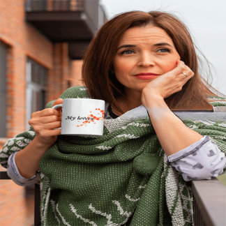 Caneca De Café Em Dois Tons Meu amante