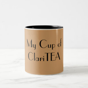 Caneca De Café Em Dois Tons Meu copo de ClariTEA