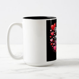 Caneca De Café Em Dois Tons Meu Coração É Seu Para Sempre Amor De Valentim