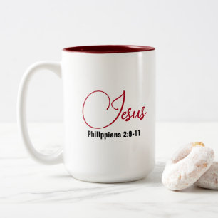Caneca De Café Em Dois Tons Meu Coração Pertence A Jesus Mug