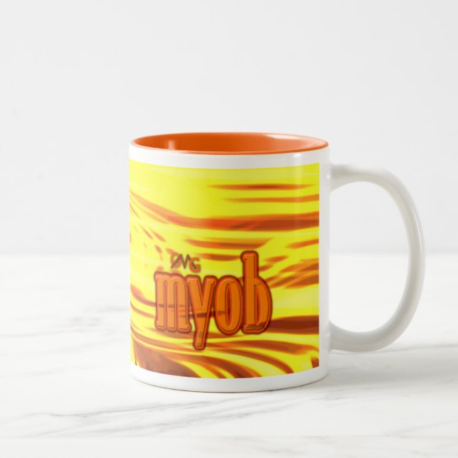 Caneca De Café Em Dois Tons Meu Deus! (Direita)