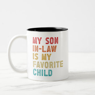 Caneca De Café Em Dois Tons Meu Filho De Direito É Meu Filho Favorito