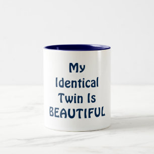CANECA DE CAFÉ EM DOIS TONS MEU **GÊMEO IDÊNTICO É LINDO*** MUG