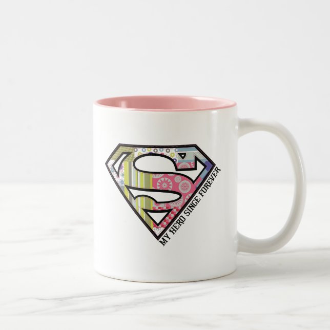 Caneca De Café Em Dois Tons Meu Herói Desde Sempre (Direita)