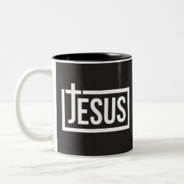 Caneca De Café Em Dois Tons Meu Jesus