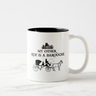 Caneca De Café Em Dois Tons Meu outro passeio é um Barouche