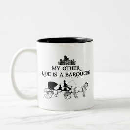 Caneca De Café Em Dois Tons Meu outro passeio é um Barouche