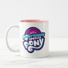 Caneca De Café Em Dois Tons Meu Pequeno Prepotente!